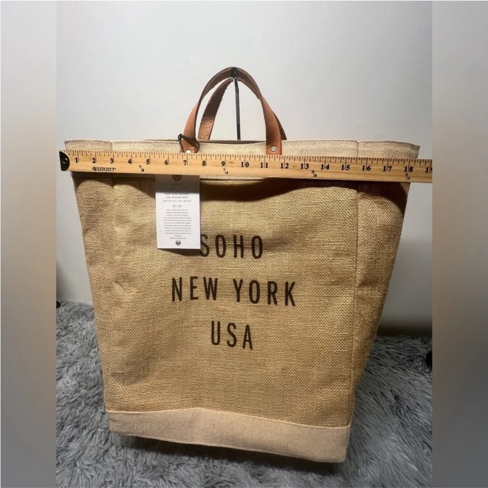 NWT! Apolis Global Citizen SOHO NEW YORK USA Market Bag Tote. OS - Picture 4 of 6